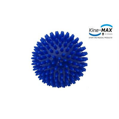 Kine-MAX Pro-Hedgehog Massage Ball - Masážní Míček Ježek 9 cm - modrý