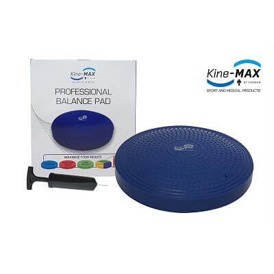 Kine-MAX Professional Balance Pad - Balanční Čočka - modrá