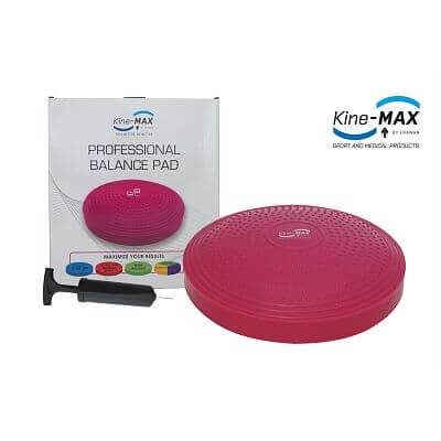 Kine-MAX Professional Balance Pad - Balanční Čočka - růžová