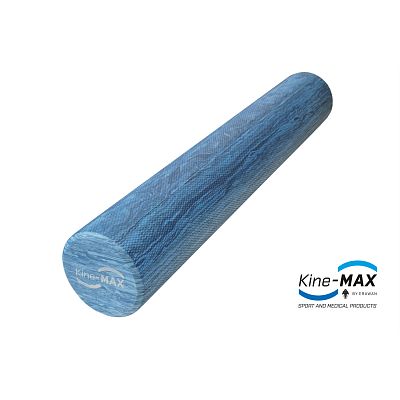 Kine-MAX Professional Massage Foam Roller - Masážní Válec Eva Foam 90 cm - modrý