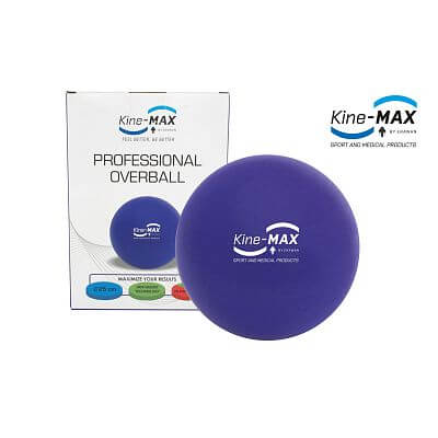 Kine-MAX Professional Overball - Cvičební Míč 25 cm - modrý