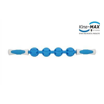 Kine-MAX Quattro Massage Stick - Masážní Tyč - modrá/bílá