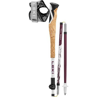 Leki Cross Trail FX Superlite Compact white/ferra/black - 100-120 cm