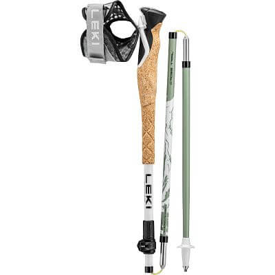 Leki Cross Trail FX Superlite white/envy/black - 110-130 cm