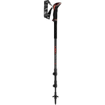 Leki Makalu bright red/black/dark anthracite - 110-145 cm