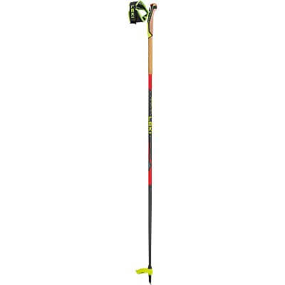 Leki Mezza Race, bright red-black-neonyellow