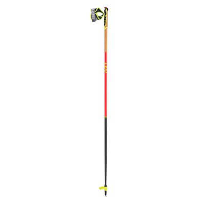 Leki Mezza Race natural carbon/fluorescent red/neon yellow