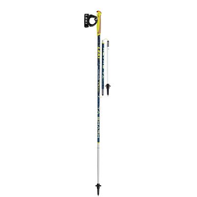 Leki Micro Trail TA dark blue metallic/neon yellow/white