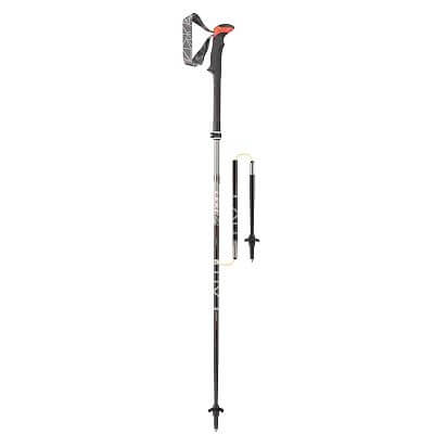 Leki Micro Vario TA black/light anthracite/white - 110-130 cm