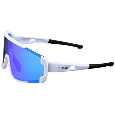 Leki Storm Magnetic - white/light blue/sulfur yellow