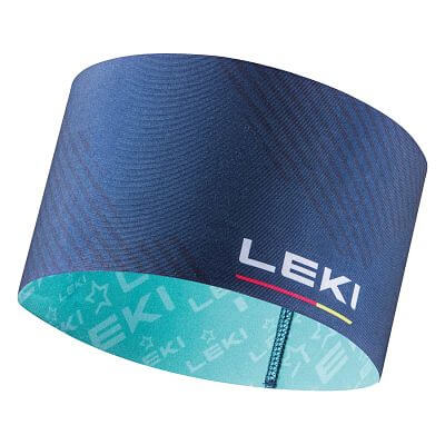 Leki XC Headband dark denim-mint