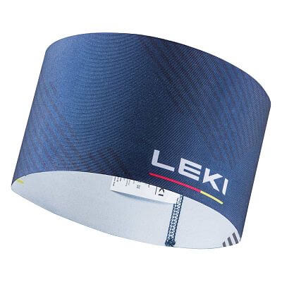 Leki XC Headband dark denim-white-gray