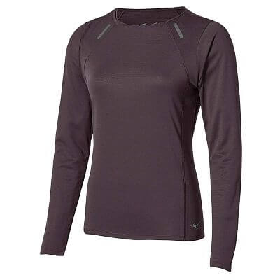 Mizuno Active DryAeroFlow Long Sleeve Tee W raisin