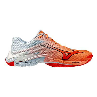 Mizuno Wave Lightning Elite U flamingo coral/lava orange/white
