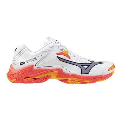 Mizuno Wave Lightning Z8 U white / fiery coral 2 / citrus