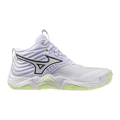 Mizuno Wave Momentum Elite MID W white/balsam green/ambrosia