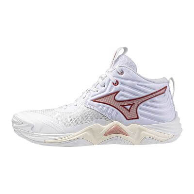 Mizuno Wave Momentum Elite MID W white / rose elegance / lava falls