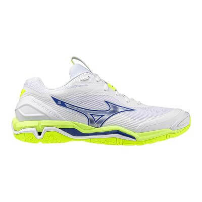 Mizuno Wave Stealth 6 U white / lightning yellow / dazzling blue