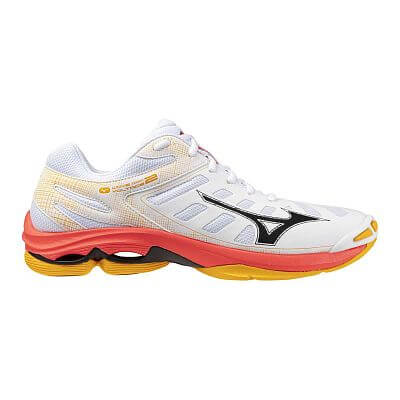 Mizuno Wave Voltage 2 U white / fiery coral 2 / citrus