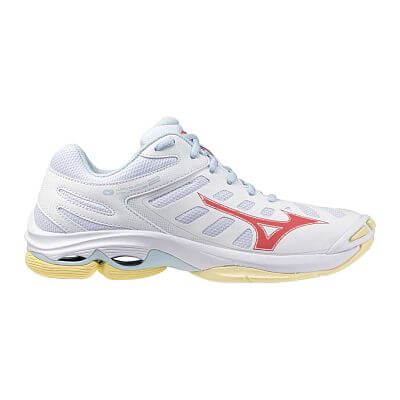Mizuno Wave Voltage 2 W white / calypso coral / pale banan