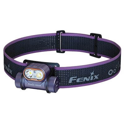 Nabíjecí čelovka Fenix HM55R tmavě fialová