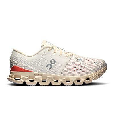 On Cloud X 4 W ivory/salmon