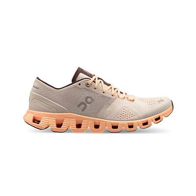 On Running Cloud X W silver/almond