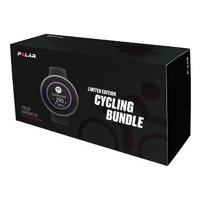 Polar Vantage V2 Black M/L Cycling Bundle