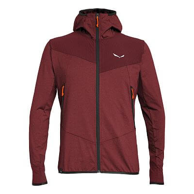 Salewa Agner Hybrid PL/DST Hooded Jacket M syrah melange