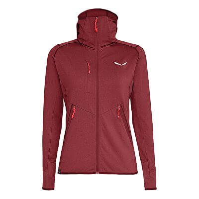 Salewa Agner Hybrid PL/DST Hooded Jacket W syrah melange