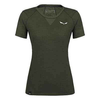 Salewa Agner Merino T-Shirt W dark olive