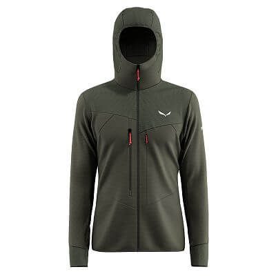 Salewa Agner PL Hooded Jacket M dark olive