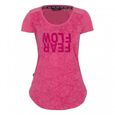 Salewa Alpine Hemp Print T-Shirt W camellia rose