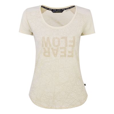 Salewa Alpine Hemp Print T-Shirt W oatmeal