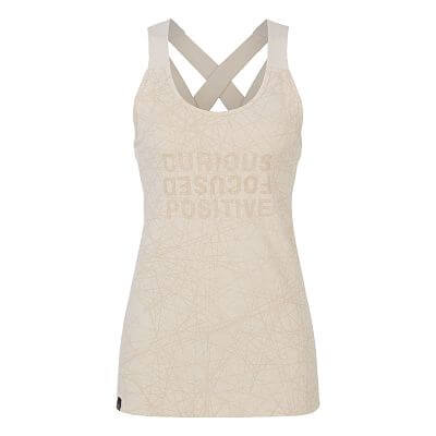 Salewa Alpine Hemp Print Tank W oatmeal