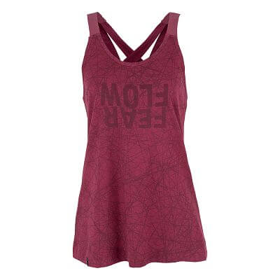 Salewa Alpine Hemp Print W Tank rhodo red