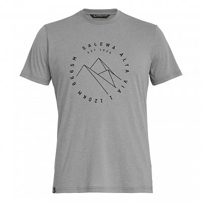 Salewa Alta Via Dry M S/S Tee heather grey