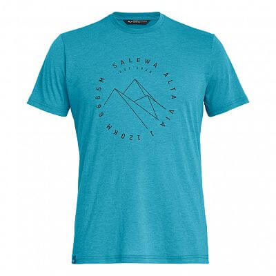 Salewa Alta Via Dry S/S Tee M blue danube malenge