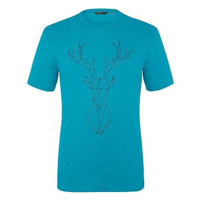 Salewa Big Deer SS M Tee blue danube melange