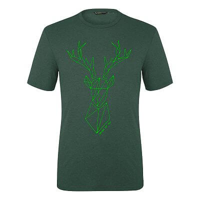 Salewa Big Deer SS M Tee deep forest melange