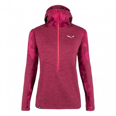 Salewa Boe AM Thermal Half Zip W rhodo red