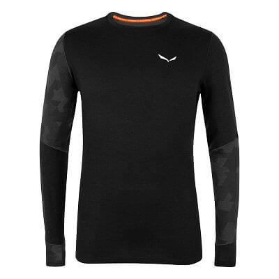 Salewa Cristallo Warm AMR L/S Tee M black out