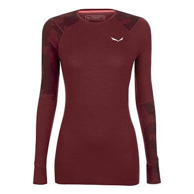 Salewa Cristallo Warm AMR L/S Tee W syrah