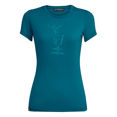 Salewa Deer Dri-Rel W S/S Tee malta melange 2