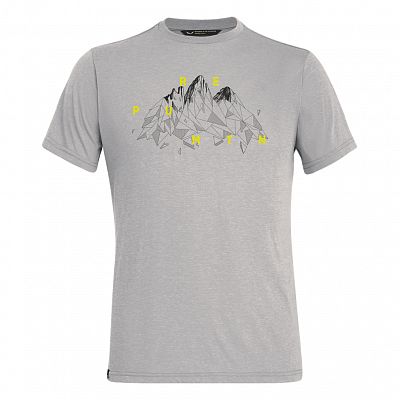 Salewa Illustration Dry M S/S Tee heather grey