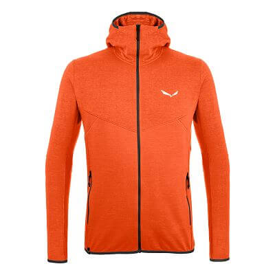 Salewa Light Micro PL Full-Zip Hoody M red orange