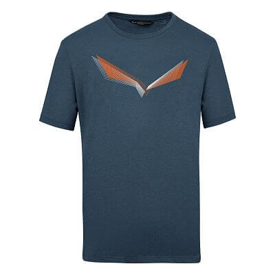 Salewa Lines Graphic Dry T-Shirt M premium navy melange