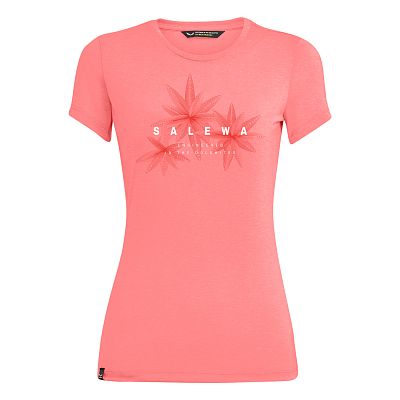 Salewa Lines Graphic Dry T-Shirt W shell pink melange