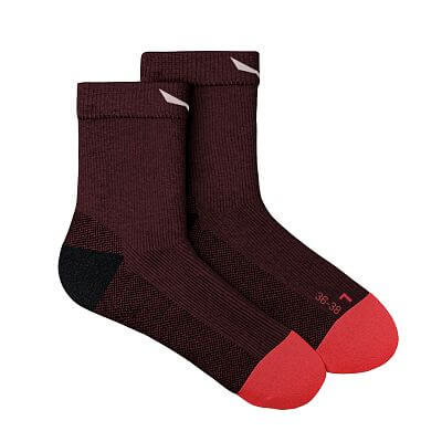 Salewa MTN TRN AM QRT Sock W syrah