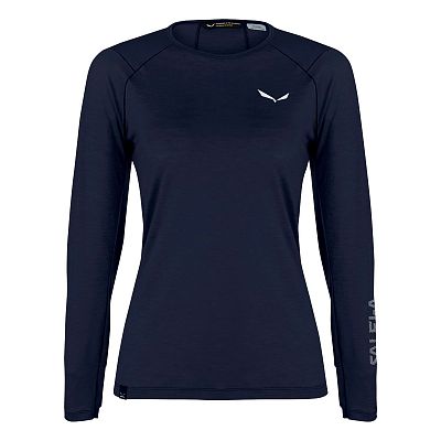 Salewa Pedroc Alpine Wool LS Tee W premium navy